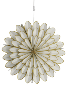 Adventsstjärna papp blomma 46 cm, Northlight