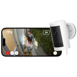 Ring Plus Plug-In overvåkningskamera utendørs 2K