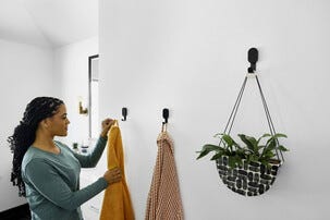 3M Claw krok för gipsvägg svart, 7 kg, 1-pack