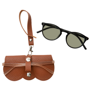 Mykt brilleetui med klype