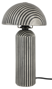 Tilde bordslampa randig keramik, 32 cm, Northlight 