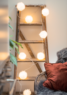 Ljusslinga med fjäderbollar LED, Northlight