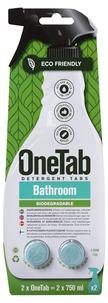 OneTab rengjøringsmiddel, bad 2-pk