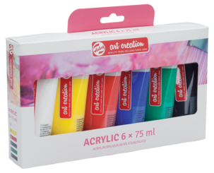 Talens Art Creation akrylfärg set, 6 x 75 ml