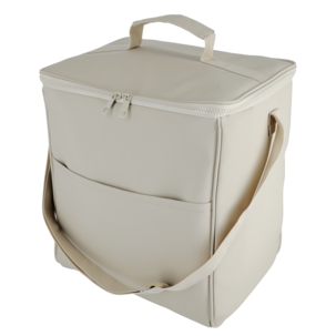Mjuk kylväska med axelrem, beige, 21 liter 