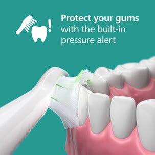 Philips Sonicare 5300 Duo eltandborste svart, vit, 2-pack