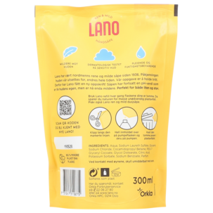 Lano håndsåpe refill, flytende såpe. 300 ml