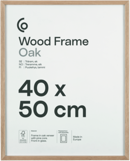 Fotoram trä FSC 40x50 cm
