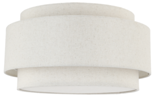 Northlight Albert plafond, metall og lin, 40 cm