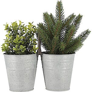 Blomkruka dubbel, zink