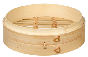 Ångkokare i bambu