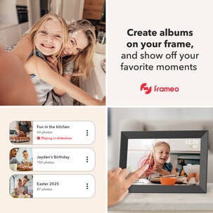 Exibel digital fotoramme 15,6 tommer med LED