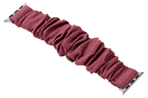 Anmiki Satin Apple Watch scrunchie klokkereim, 42, 44, 45, 46, 49 mm