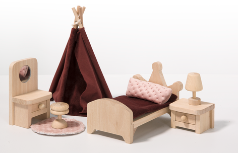 Dockskåpsmöbler sovrum