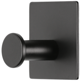 Självhäftande krok, svart