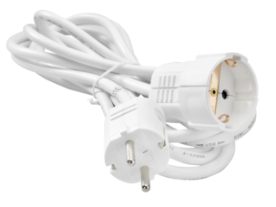 Maadoitettu jatkojohto sisäkäyttöön, 3 metriä