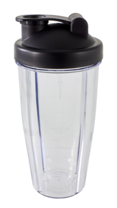 Bägare med dricklock 750 ml, 44-4215 och C3 Mix & Go