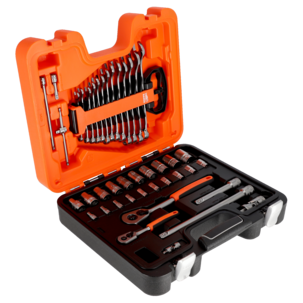 Bahco S410 hylsnyckelsats 1/4 och 1/2 tum, 42 delar
