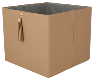 Förvaringslåda kvadrat, konstläder
