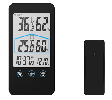 Trådløst hygrometer/termometer