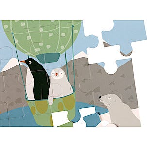 Pussel 3-pack djurmotiv 