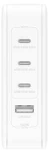 Belkin BoostCharge Pro GaN-laddare USB-C, USB-A 140 W