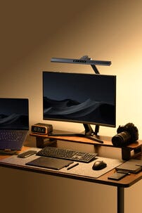 Henry skrivebordslampe med klemme, dimbar