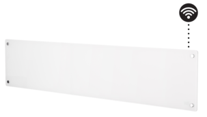 Mill Glass WiFi element med glasfront, 1050 W