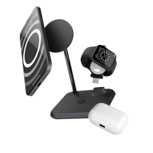 Zens 4-i-1 trådlös laddare magnetisk och klocka ZEDC20B/00