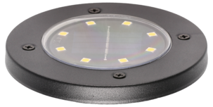 Solcellebelysning med avtakbart markspyd, 1-pakning