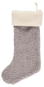 Julestrømpe teddy for både barn og voksne, 45 cm