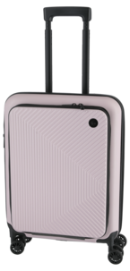 Kabinkoffert 4 hjul, ekspanderbar, hard, 55 × 39,5 × 15,5 cm