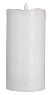 Blockljus LED batteriljus med timer, vit