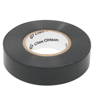 Eltejp svart, 19 mm x 20 m