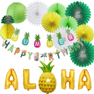 Festdekorasjoner med sommertema