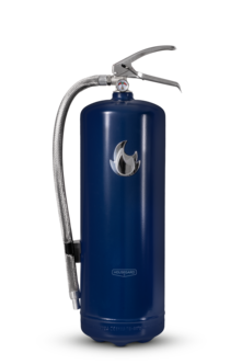 Housegard Design pulversläckare 55A, blå/silver, 6 kg