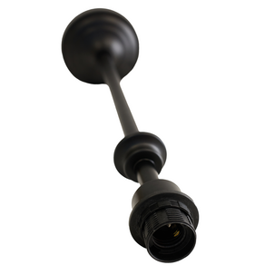 Lampefot Olof metall, svart, 50 cm, E27
