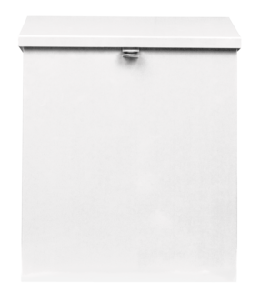 Låsbar postkasse av galvanisert blikk, 27 x 34 cm