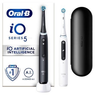 Oral-B iO 5 DUO Sähköhammasharja 5 harjaustilaa, 2 kpl