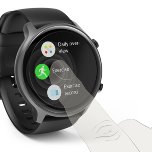 Hama Fit Watch 6910 smartwatch med GPS, vattentät