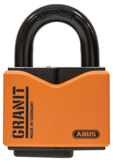 Abus hänglås Granit 37/55 orange, klass 3