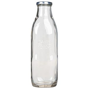 Glasflaska med skruvkork