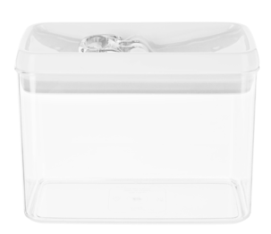 Airtight oppbevaringsboks i plast, stablebar