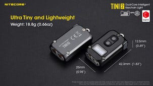 Nitecore ficklampa LED, laddningsbar USB-C, 500 lm