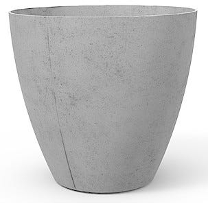 Blomkruka ljusgrå 40 cm