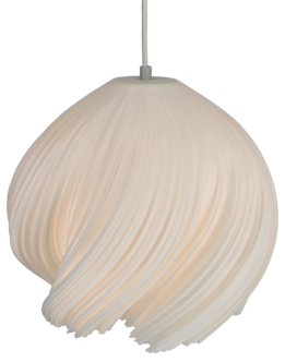 Northlight Mila taklampa 3D-design, vit