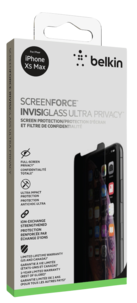 Belkin ScreenForce InvisiGlass Ultra Privacy, skjermbeskytter for iPhone XS Max
