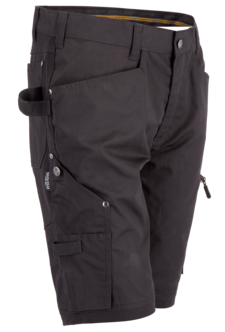 Arbeidsshorts stretch herre, svart
