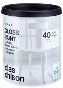 Lackfärg halvblank glans 40, 0,75 liter