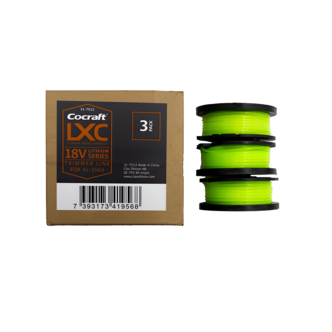 Cocraft LXC trimmerspole til gresstrimmer LXC GT250, 3-pakning